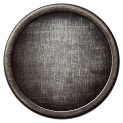 Vintage background. Aged metal texture in a round frame.