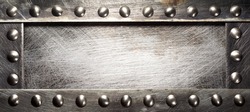 Metal plate texture with rivets