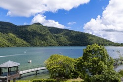 Liyu Lake in Hualien of Taiwan 