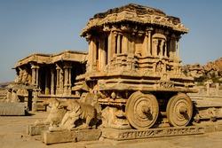 The group of Hampi monument, India