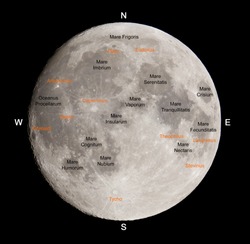 Lunar map.