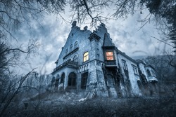 Old haunted abandoned house