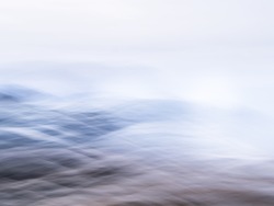 Impressionistic waves abstract background. Light and airy.