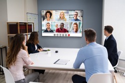 Online Video Conference Social Distancing Webinar Business Meeting