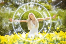 Horoscope Chart And Astrology. Future Love And Numerology