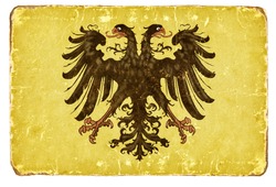 Vintage Flag of the Holy Roman Empire.