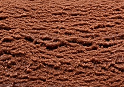Chocolate ice cream / ice cream background or ice cream texture