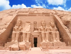 The Great Temple at Abu Simbel, Egypt
