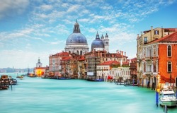 Venice - Grand Canal and Basilica Santa Maria della Salute 