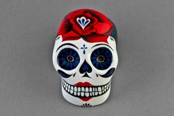a traditional mexican symbol of the day of the dead