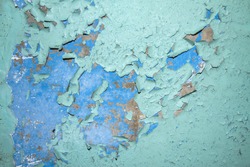 wall with grunge paint chips