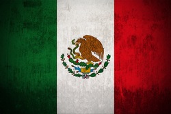 Grunge Flag Of Mexico
