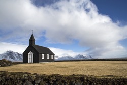 Black Church of Budir in Iceland