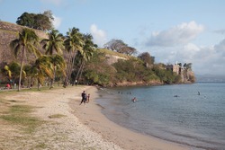City beach. Fort-de-France, Martinique