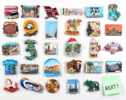 Many magnets on the refrigerator from the countries of the world - where to go?