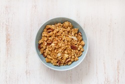 granola in bowl