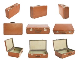 Many Old Suitcases