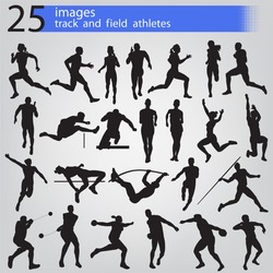 25 images track and field athletes