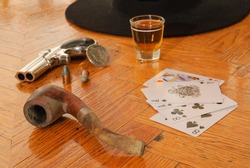 Dead man's hand, believed to be the hand held by Wild Bill Hickok when he was assassinated