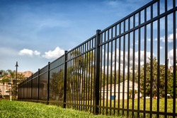 Black Aluminum Fence 