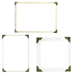 Collection of old photo corners, frames and edges isolated on white in high resolution