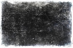 Grunge scratched texture, black and white background