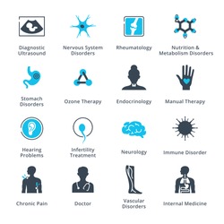 Health Conditions & Diseases Icons
