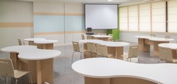 Class room modern.