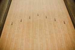 Bowling street wooden floor