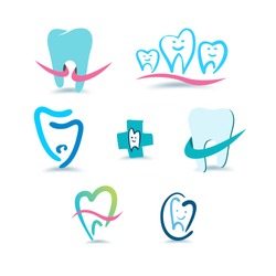 Dental icons. Stomatology.