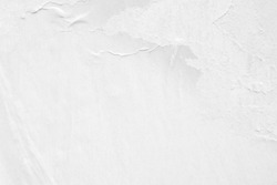 White blank crumpled paper texture background creased old poster texture placard backdrop surface empty space for text placard