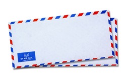 White Vintage Envelope