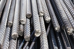 industry reinforcement steel bars used in construction.
