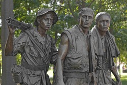 Vietnam War Memorial Statue (The Three Soldiers)