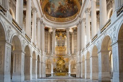 Great Hall Ballroom in Versaille Palace Paris France