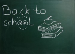 chalk board green back to school 