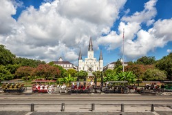 St. Louis Cathedral in the French Quarter, New Orleans, Louisiana