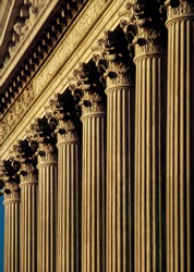 U.S. Supreme Court Building facade and columns