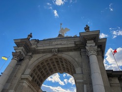 Princes Gate, the entrance to Exhibition Place in Toronto, Canada.