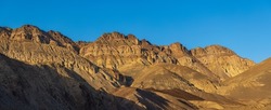 Panoramic view of rock formations at Death valley national park, California.