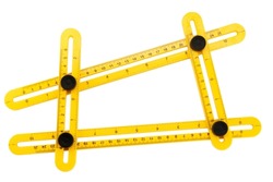 top view multi high-precision angle ruler carpentry, joinery and construction folding movable turning ruler
