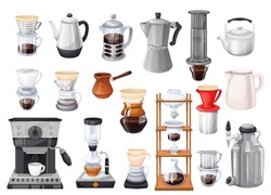 https://image.shutterstock.com/mosaic_250/629899/2070551954/stock-vector-coffee-maker-set-filter-coffee-clever-dripper-espresso-machine-french-press-coffee-turk-moka-2070551954.jpg