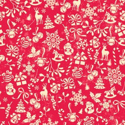 Christmas background, seamless tiling, great choice for wrapping paper pattern
