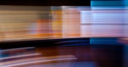 Abstract light motion background. Motion blur photography.