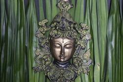 Close up of Buddha face