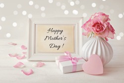 happy mothers day frame background