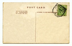 A vintage postcard over a plain white background.