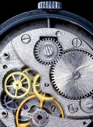 clockwork of old watch