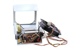 computer power case isolated on the white background