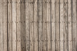 close up decorative background of  old wooden  bridge floor